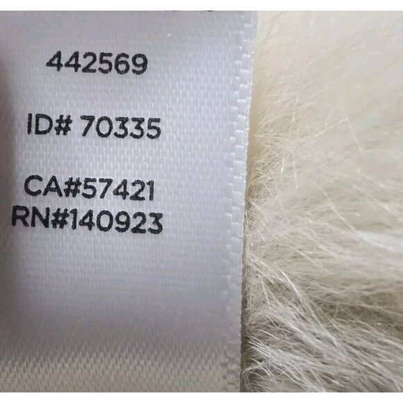 Loft Faux Leather Tan Cream Neutral Outerwear Shawl Cascade Open Vest Size M - Picture 12 of 12